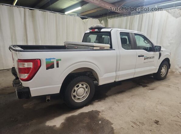 1FTEX1CB7MKD70232 2021 FORD F150 White 