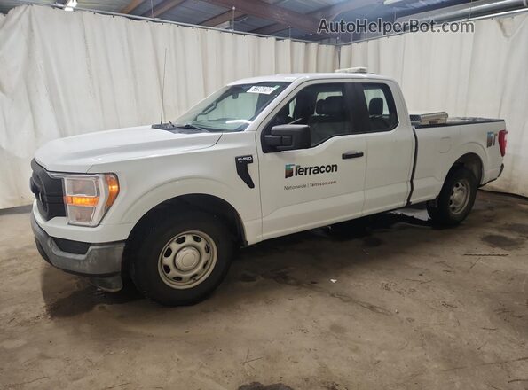 1FTEX1CB7MKD70232 2021 FORD F150 White 