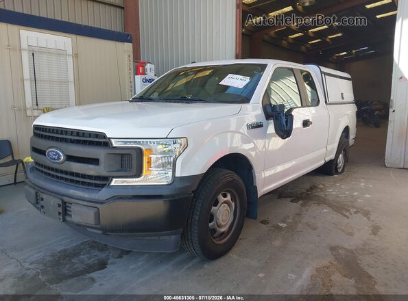 1FTEX1CB8JKD59610 2018 FORD F150 White Vista tres cuartos delantera izquierda