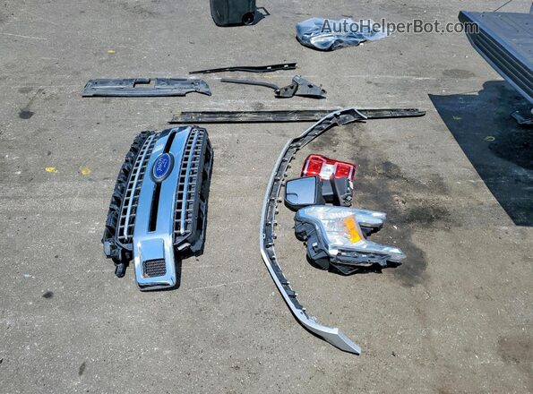 1FTEX1CB9KKD36015 2019 FORD F150 Silver Vista del compartimento del motor