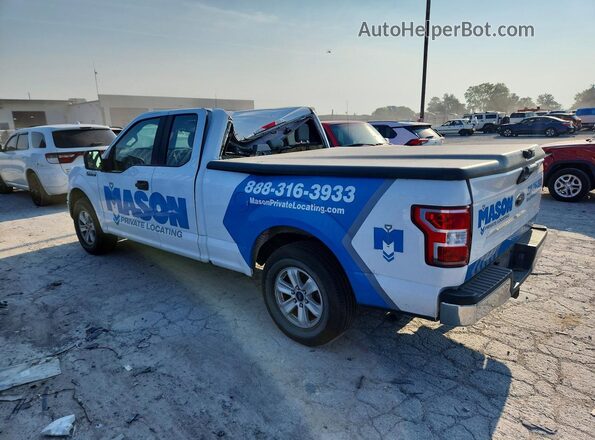 1FTEX1CB9KKE99554 2019 FORD F150 White Trasero izquierdo