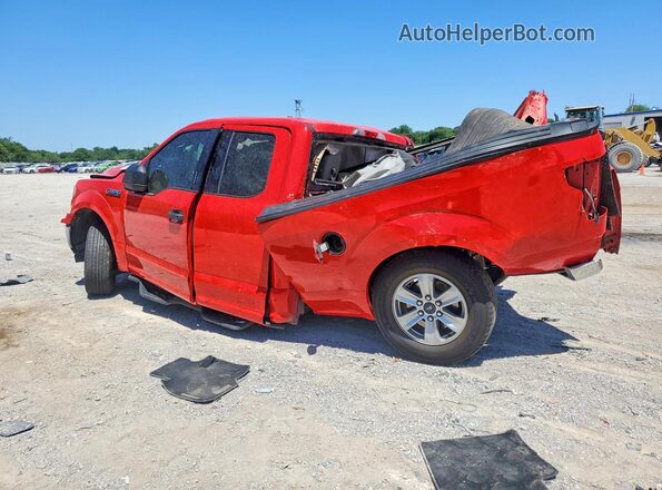 1FTEX1CBXJFA01093 2018 FORD F150 Red უკანა მარცხენა