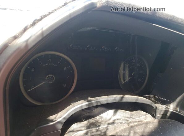 1FTEX1CBXJFA01093 2018 FORD F150 Red ხელსაწყოთა პანელის ხედი