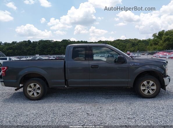 1FTEX1CBXKKD34449 2019 FORD F150 Gray Սալոնի հետևի տեսք
