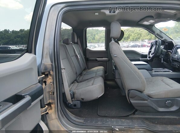 1FTEX1CBXKKD34449 2019 FORD F150 Gray VIN կոդի պիտակի տեսք