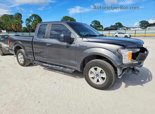 1FTEX1CBXLKD06099 2020 FORD F150 Gray Delantero derecho