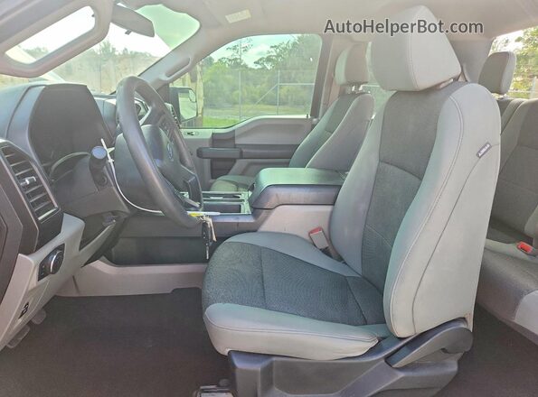 1FTEX1CBXLKD06099 2020 FORD F150 Gray Vista interior delantera