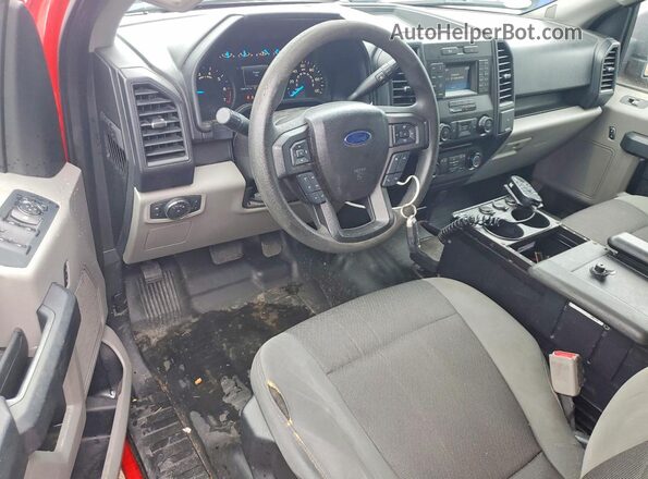 1FTEX1CF6GFD00415 2016 FORD F150 Red Vista del salpicadero