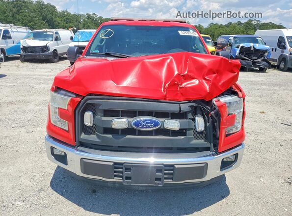1FTEX1CF6GFD00415 2016 FORD F150 Red Vista frontal