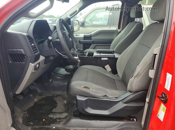 1FTEX1CF6GFD00415 2016 FORD F150 Red Vista interior delantera