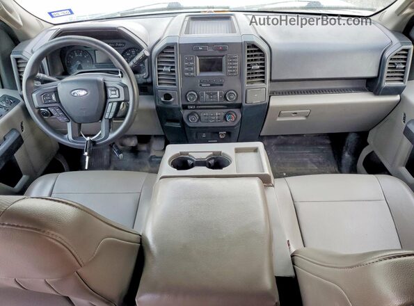 1FTEX1CF9GFA20844 2016 FORD F150 White Вид панелі приладів