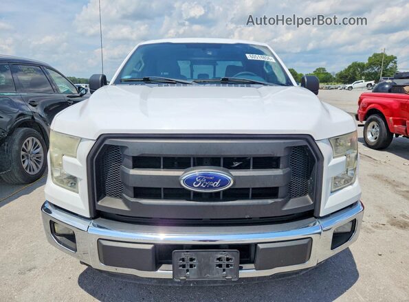 1FTEX1CG0GKF56162 2016 FORD F150 White Widok z przodu