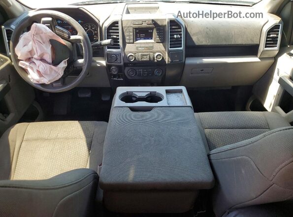 1FTEX1CG0HFA48199 2017 FORD F150 Белый Вид панели приборов