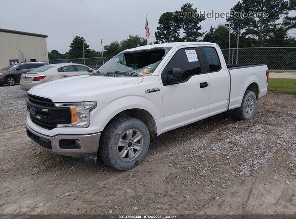 1FTEX1CG7JKD23872 2018 FORD F150 White Vista tres cuartos delantera izquierda