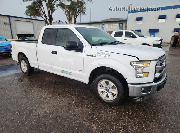 1FTEX1CP0GKE50312 2016 FORD F150 White VIN კოდის სტიკერის ხედი