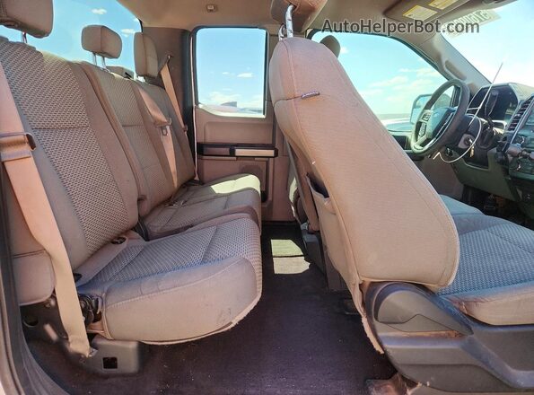 1FTEX1CP0GKE50312 2016 FORD F150 White უკანა სავარძლების ხედი
