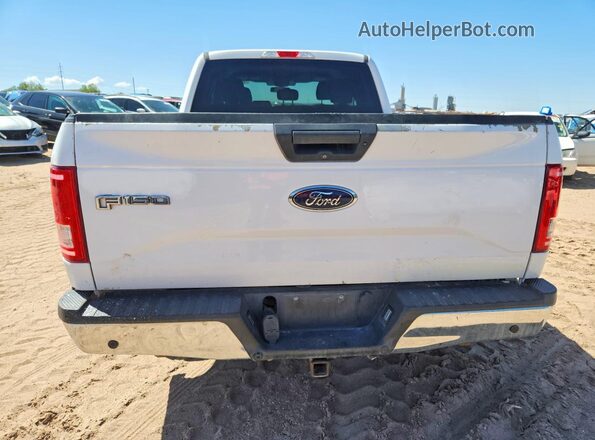 1FTEX1CP0GKE50312 2016 FORD F150 White უკანა ხედი