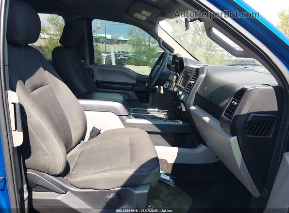 1FTEX1CP0JKE23389 2018 FORD F150 Blue წინა სალონის ხედი