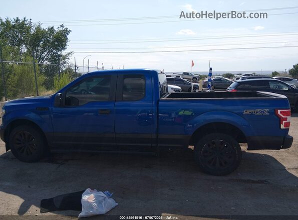 1FTEX1CP0JKE23389 2018 FORD F150 Blue სალონის 360-გრადუსიანი ხედი