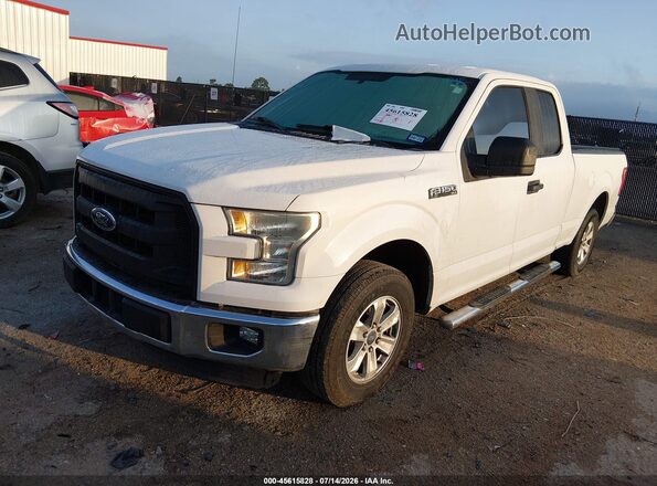 1FTEX1CP1GFA08423 2016 FORD F150 White Vista tres cuartos delantera izquierda