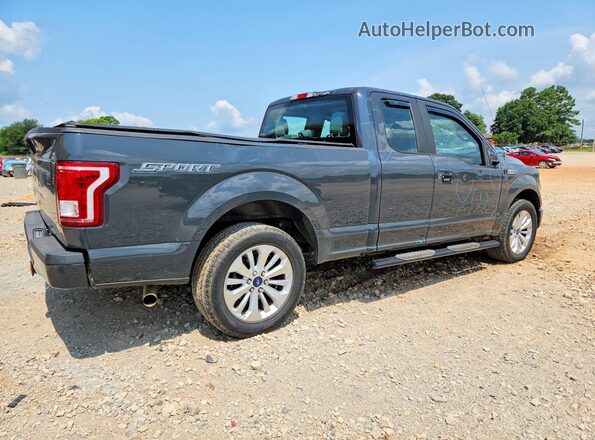 1FTEX1CP1GFC78901 2016 FORD F150 Gray Задня права чверть