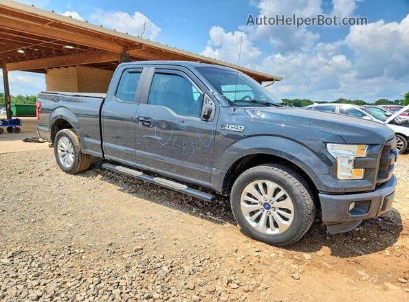 1FTEX1CP1GFC78901 2016 FORD F150 Gray Передня права чверть