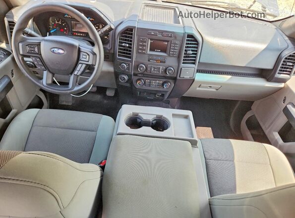 1FTEX1CP1GFC78901 2016 FORD F150 Gray Вид панелі приладів