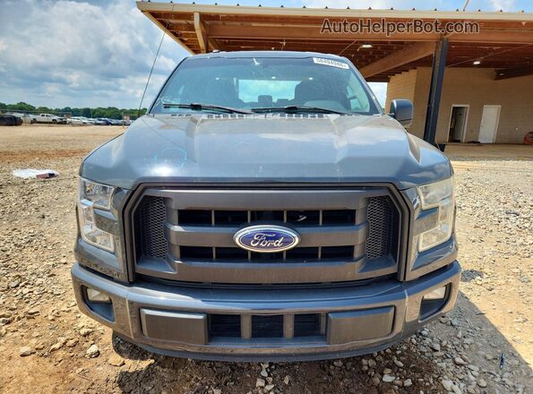 1FTEX1CP1GFC78901 2016 FORD F150 Gray Вид спереду