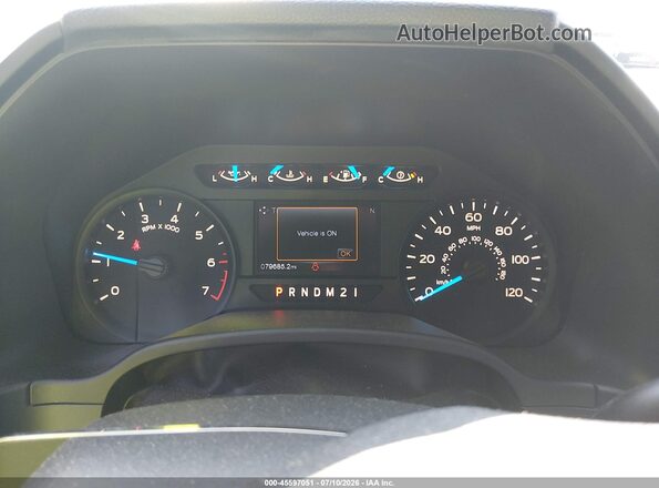 1FTEX1CP1HFC78396 2017 FORD F150 Gray Vista de los asientos traseros