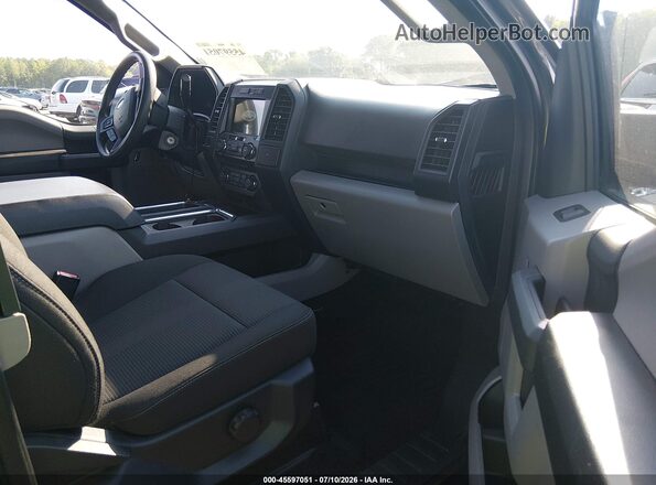 1FTEX1CP1HFC78396 2017 FORD F150 Gray Vista interior delantera