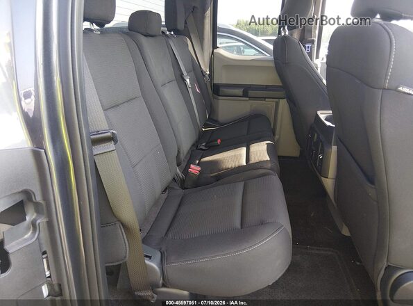 1FTEX1CP1HFC78396 2017 FORD F150 Gray Vista de la etiqueta del VIN