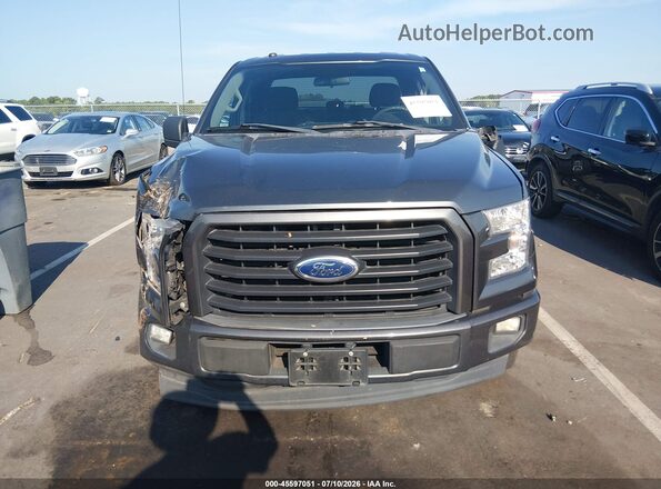1FTEX1CP1HFC78396 2017 FORD F150 Gray Vista del cuadro de instrumentos