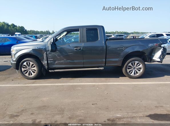 1FTEX1CP1HFC78396 2017 FORD F150 Gray Vista interior de 360 grados