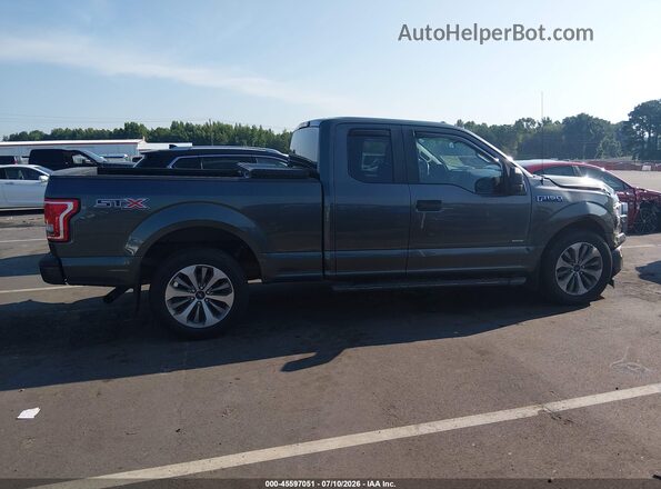 1FTEX1CP1HFC78396 2017 FORD F150 Gray Vista interior trasera