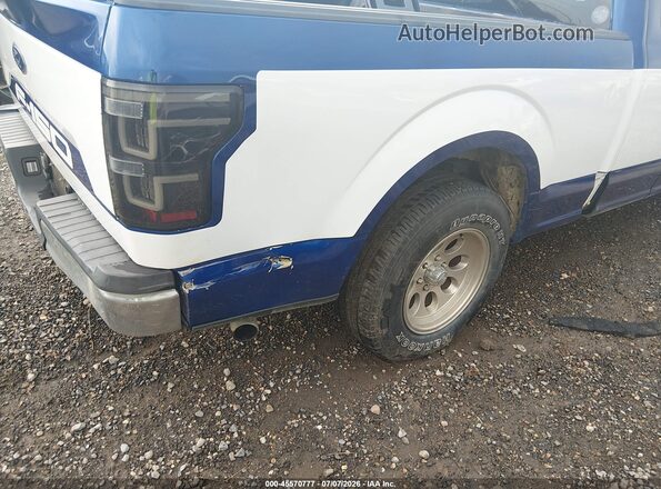 1FTEX1CP1JKG08549 2018 FORD F150 Blue Vista frontal