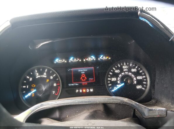 1FTEX1CP1JKG08549 2018 FORD F150 Blue Vista de los asientos traseros