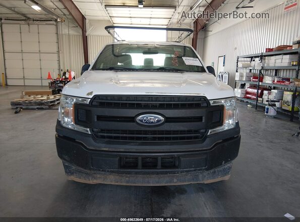 1FTEX1CP1KKD85365 2019 FORD F150 White Widok wnętrza 360 stopni