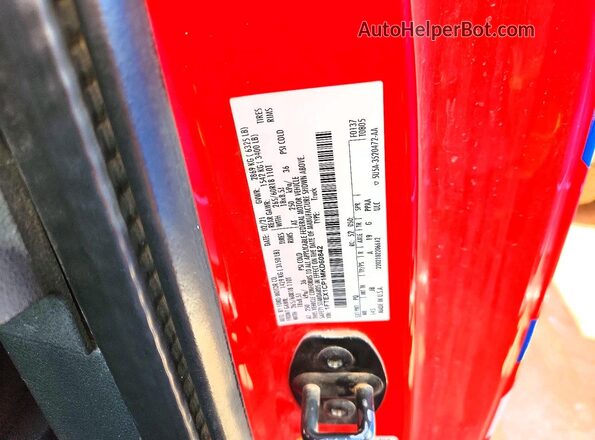 1FTEX1CP1MKD60842 2021 FORD F150 Red Вид підкапотного простору