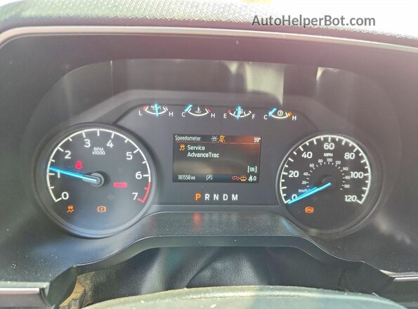 1FTEX1CP1MKD60842 2021 FORD F150 Red Вид щитка приладів