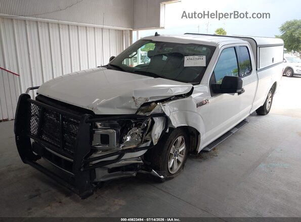 1FTEX1CP2KKC43493 2019 FORD F150 White Przód lewy