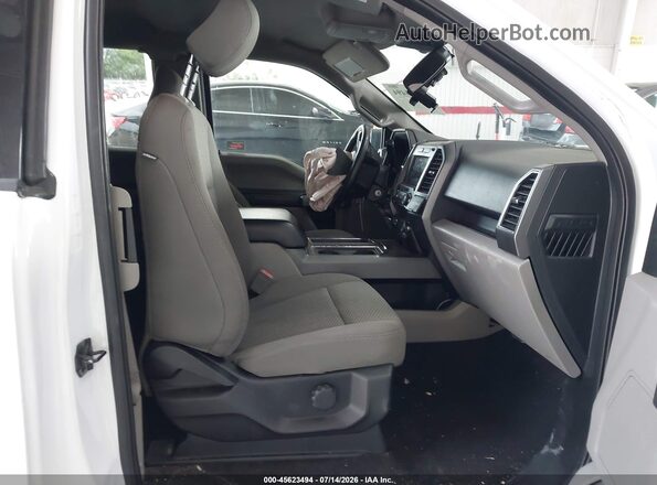1FTEX1CP2KKC43493 2019 FORD F150 White Widok wnętrza z przodu