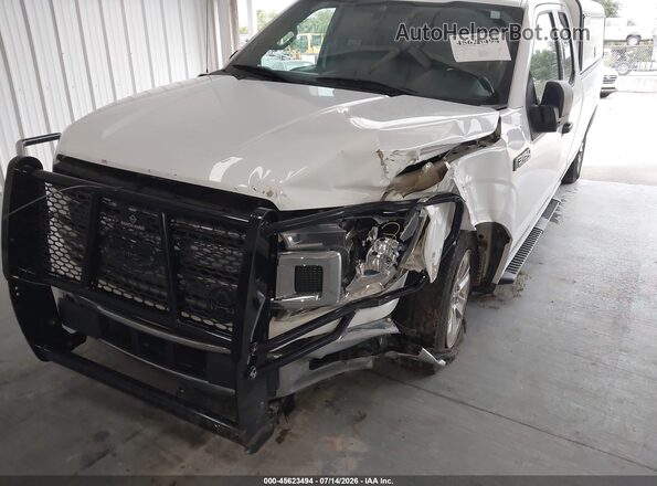 1FTEX1CP2KKC43493 2019 FORD F150 White Widok z przodu