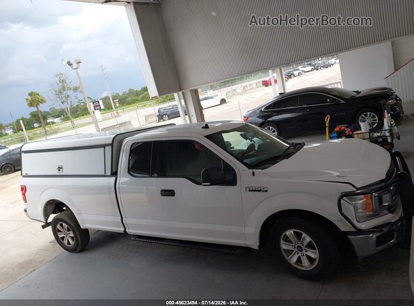 1FTEX1CP2KKC43493 2019 FORD F150 White Widok wnętrza z tyłu