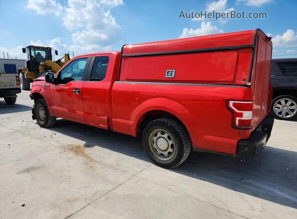 1FTEX1CP2KKD07645 2019 FORD F150 Red Rear left