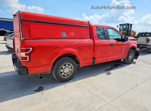 1FTEX1CP2KKD07645 2019 FORD F150 Red Rear right