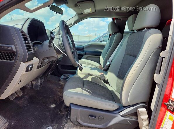 1FTEX1CP2KKD07645 2019 FORD F150 Red Front interior view