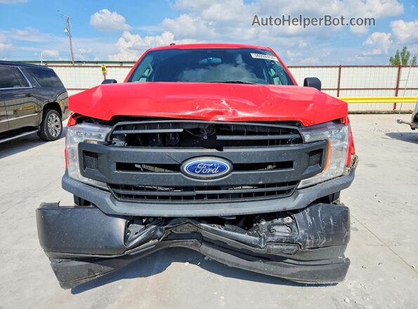 1FTEX1CP2KKD07645 2019 FORD F150 Red Front view
