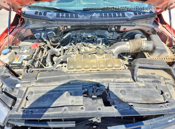 1FTEX1CP2KKD07645 2019 FORD F150 Red Rear interior view