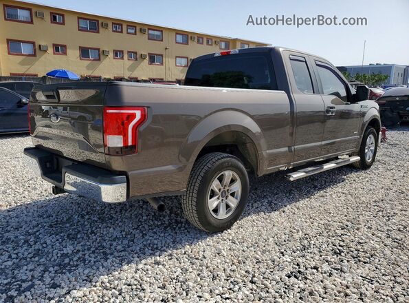 1FTEX1CP3GFA09203 2016 FORD F150 Brown Trasero derecho