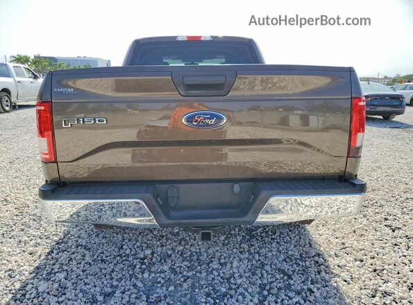 1FTEX1CP3GFA09203 2016 FORD F150 Brown Vista trasera